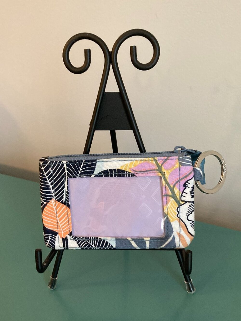 Vera Bradley ID Coin Case in Palm Floral